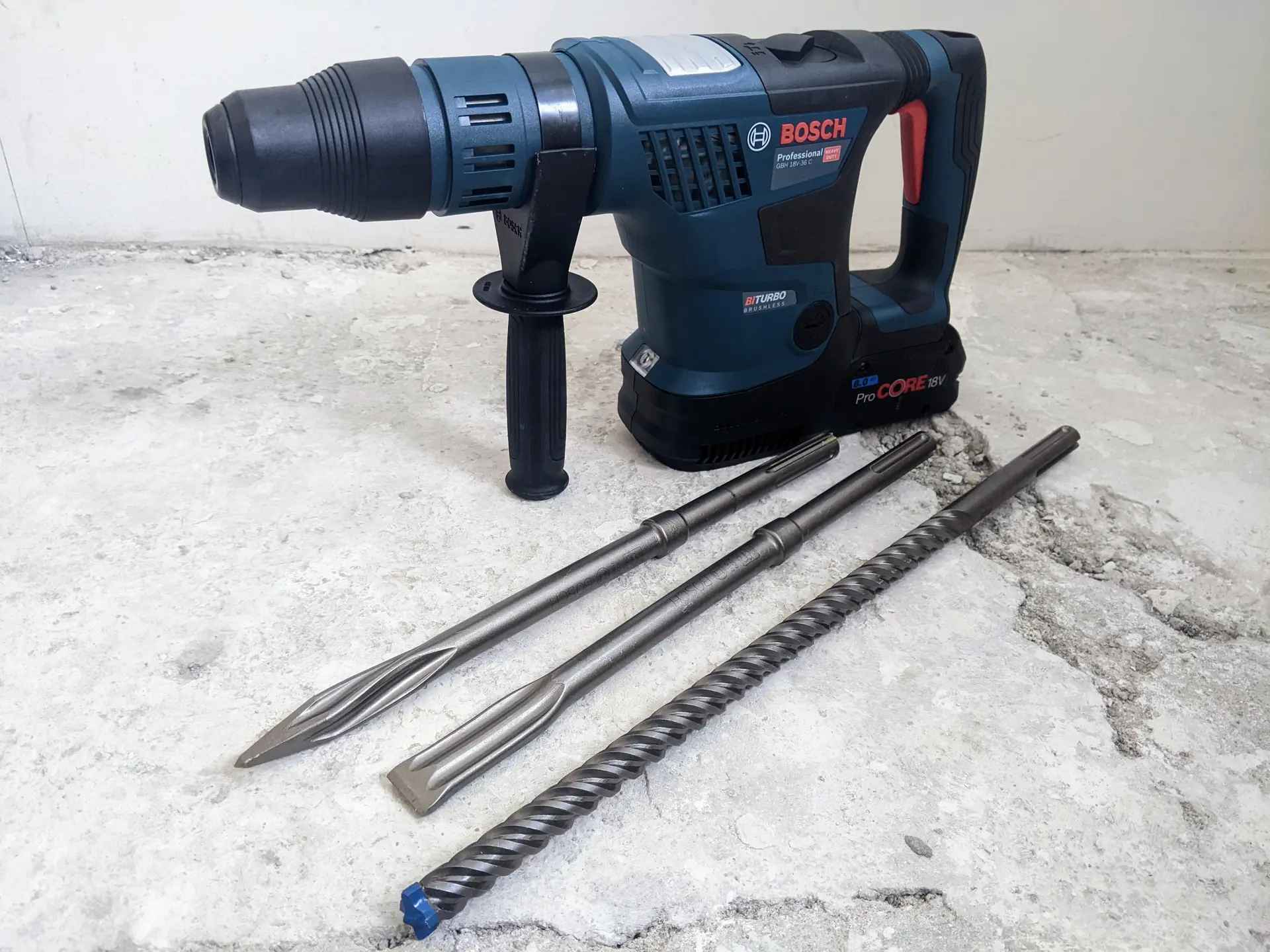 Bohrhammer SDS max 7.0 J (Akku) - Bosch Professional GBH 18V-36 C